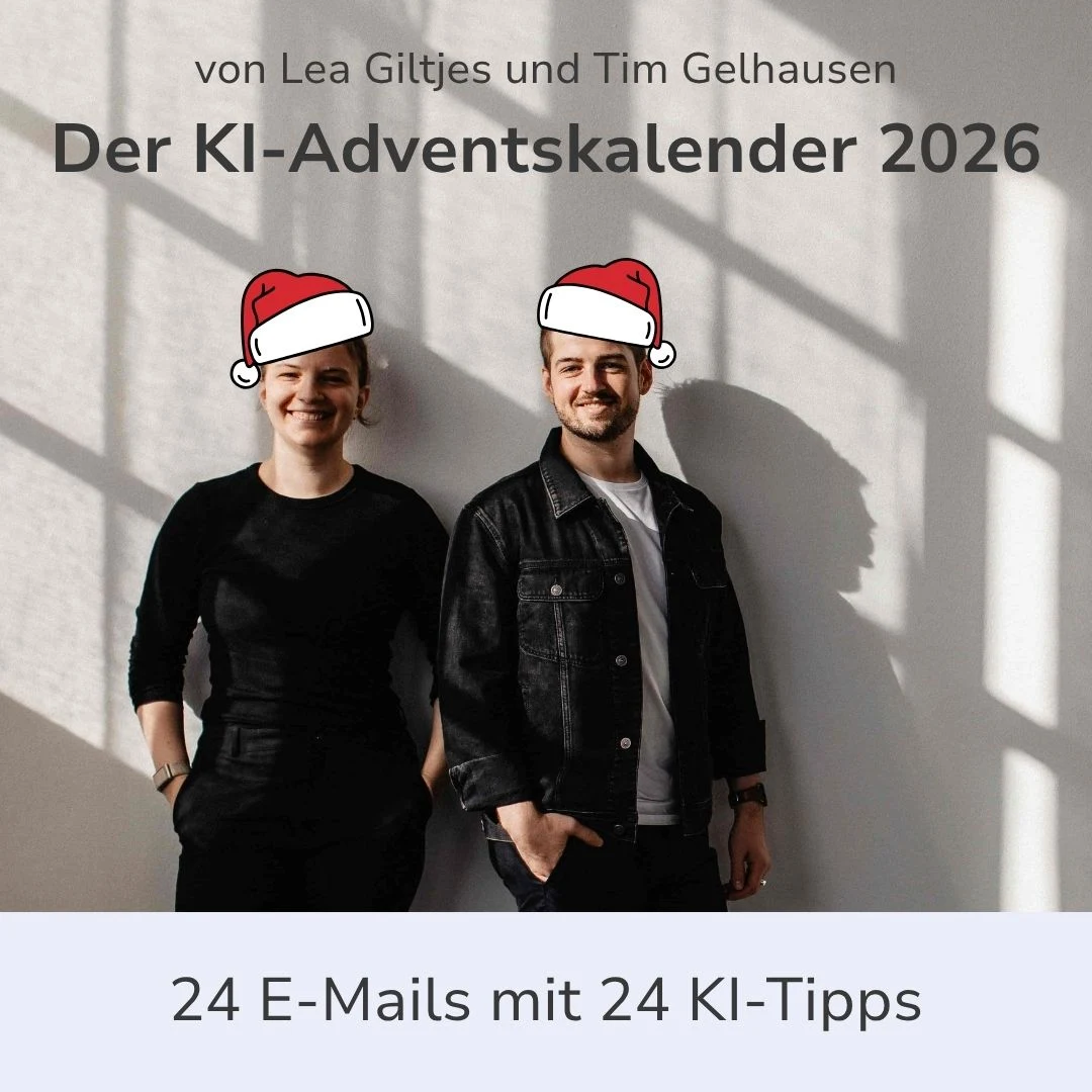 KI-Adventskalender 2026 mit Lea Giltjes und Tim Gelhausen